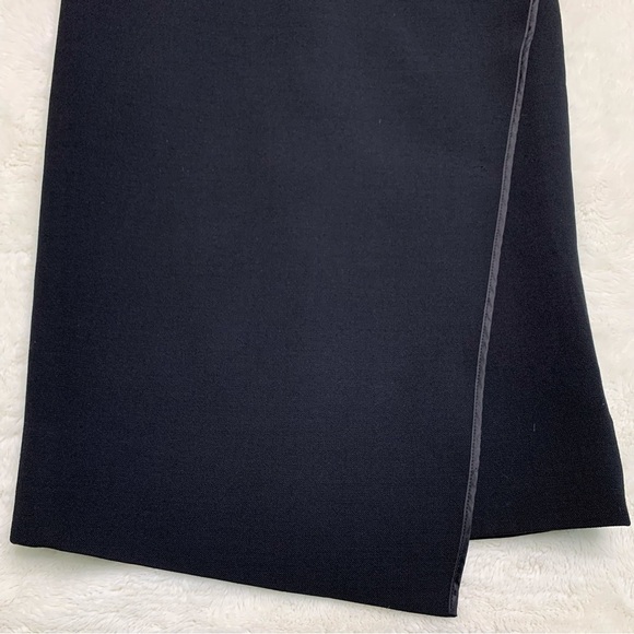 M.M LaFleur Women's Black Length Asymmetrical Skirt Size 4 - Picture 4 of 11